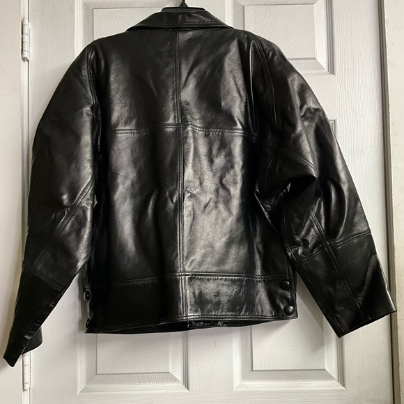 Clem Oversized Leather Jacket - Picture 4 of 6